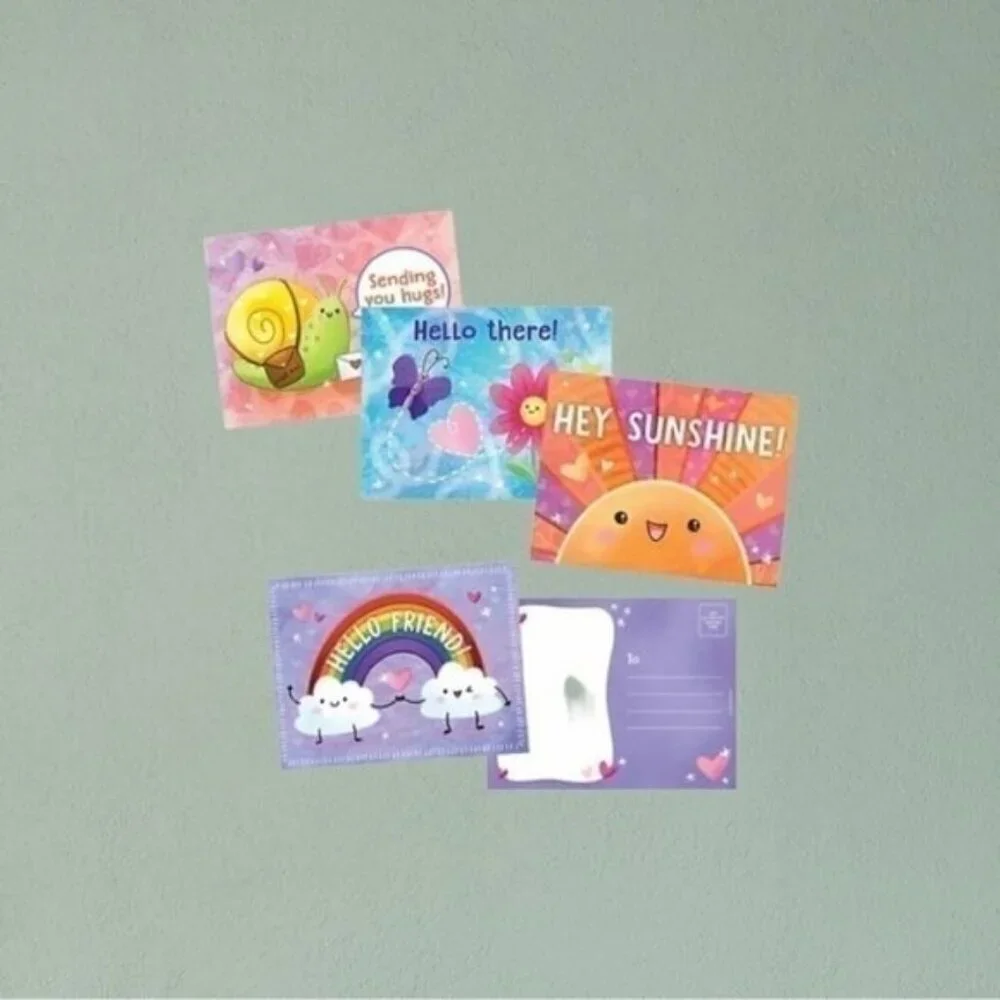 Cute Hearts Postcards 12 Pack